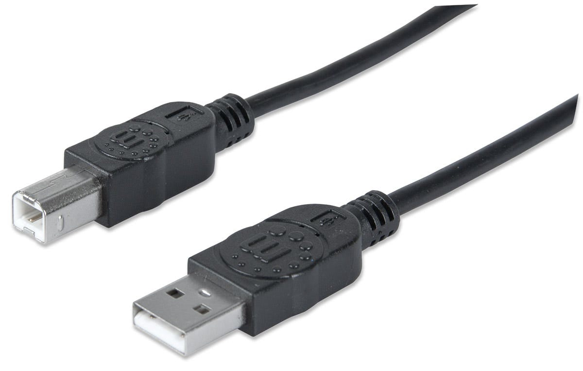 306218 Cable USB V2.0 A-B 0.9M - Negro 306218 Cable USB V2.0 A-B 0.9M - Negro